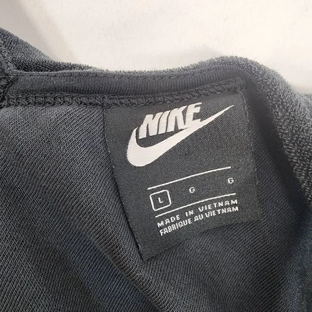 Nike Size Large Terry Cloth Jumper Shorts Black Youth